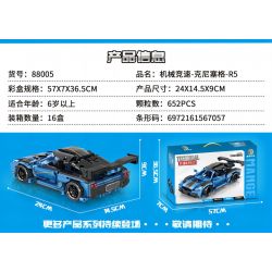 MANGE TECHNOLOGY 88005 non  XE KÉO KOENIGSEGG R5 bộ đồ chơi xếp lắp ráp ghép mô hình  Kỹ Thuật Công Nghệ Cao Mô Hình Phương Tiện 652 khối
