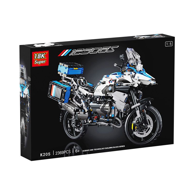 SUPER 18K K250 TA GAOLE T4022 4022 non Lego BMW R1250 GS 1:5 tỷ lệ 1:5 bộ đồ chơi xếp lắp ráp ghép mô hình Technic Kỹ Thuật Công Nghệ Cao Mô Hình Phương Tiện 2369 khối