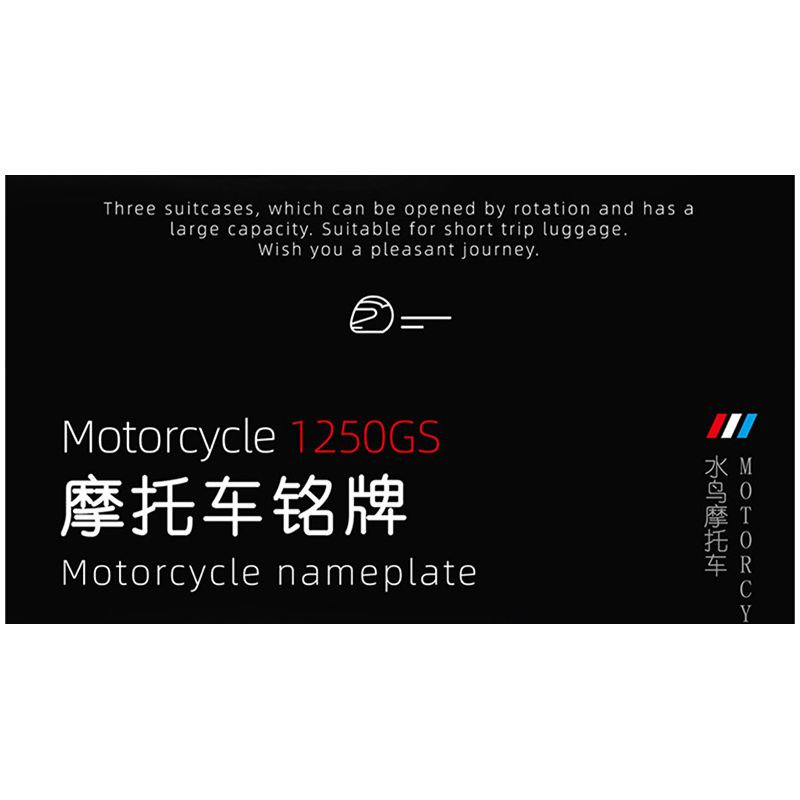 SUPER 18K K250 TA GAOLE T4022 4022 non  BMW R1250 GS 1:5 tỷ lệ 1:5 bộ đồ chơi xếp lắp ráp ghép mô hình  Kỹ Thuật Công Nghệ Cao Mô Hình Phương Tiện 2369 khối