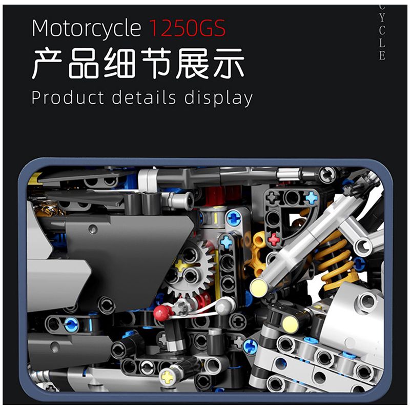 SUPER 18K K250 TA GAOLE T4022 4022 non  BMW R1250 GS 1:5 tỷ lệ 1:5 bộ đồ chơi xếp lắp ráp ghép mô hình  Kỹ Thuật Công Nghệ Cao Mô Hình Phương Tiện 2369 khối