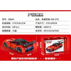 MANGE TECHNOLOGY 88004 non  XE LÙI 599 GTB bộ đồ chơi xếp lắp ráp ghép mô hình  Kỹ Thuật Công Nghệ Cao Mô Hình Phương Tiện 649 khối