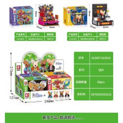 SEMBO 612009 non  GẤU PUNK QEE bộ đồ chơi xếp lắp ráp ghép mô hình Creator Sáng Tạo 98 khối