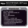 Kazi KY81048 81048 non  APOLLO. bộ đồ chơi xếp lắp ráp ghép mô hình 307 khối