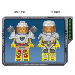 Kazi KY81048 81048 non  APOLLO. bộ đồ chơi xếp lắp ráp ghép mô hình 307 khối