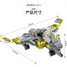 Kazi KY81048 81048 non  APOLLO. bộ đồ chơi xếp lắp ráp ghép mô hình 307 khối