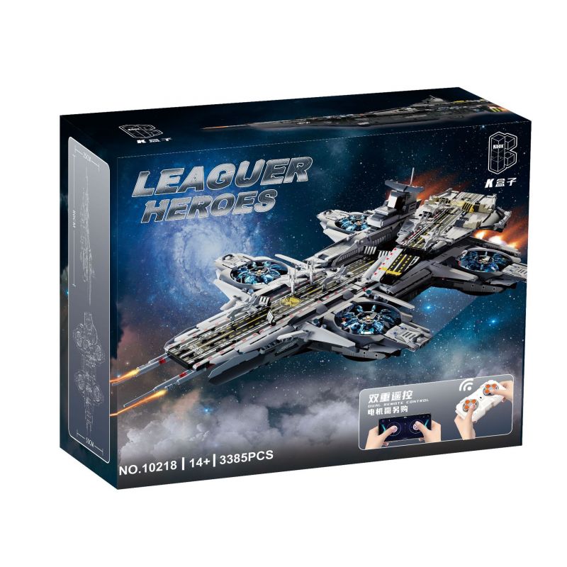 K BOX 10218 non Lego TÀU SÂN BAY bộ đồ chơi xếp lắp ráp ghép mô hình Technic LEAGUER HEROES HELICARRIER Kỹ Thuật Công Nghệ Cao Mô Hình Phương Tiện 3385 khối