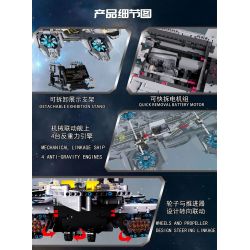 K BOX 10218 non  TÀU SÂN BAY bộ đồ chơi xếp lắp ráp ghép mô hình  LEAGUER HEROES HELICARRIER Kỹ Thuật Công Nghệ Cao Mô Hình Phương Tiện 3385 khối