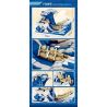 DILE DL860 non  KANAGAWA LƯỚT SÓNG bộ đồ chơi xếp lắp ráp ghép mô hình Arts & Crafts THE GREAT WAVE OFF KANAGAWA 1367 khối