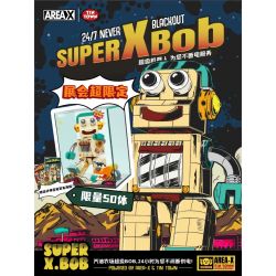 X AREA-X AD0001 0001 non  TRANG TRẠI XĂNG DẦU TINTOWN SUPER BOB ROBOT bộ đồ chơi xếp lắp ráp ghép mô hình Creator SUPER XBOB Sáng Tạo