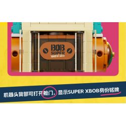 X AREA-X AD0001 0001 non  TRANG TRẠI XĂNG DẦU TINTOWN SUPER BOB ROBOT bộ đồ chơi xếp lắp ráp ghép mô hình Creator SUPER XBOB Sáng Tạo