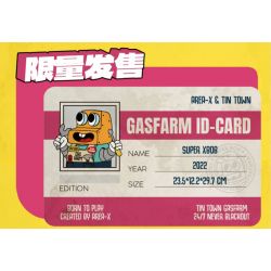 X AREA-X AD0001 0001 non  TRANG TRẠI XĂNG DẦU TINTOWN SUPER BOB ROBOT bộ đồ chơi xếp lắp ráp ghép mô hình Creator SUPER XBOB Sáng Tạo