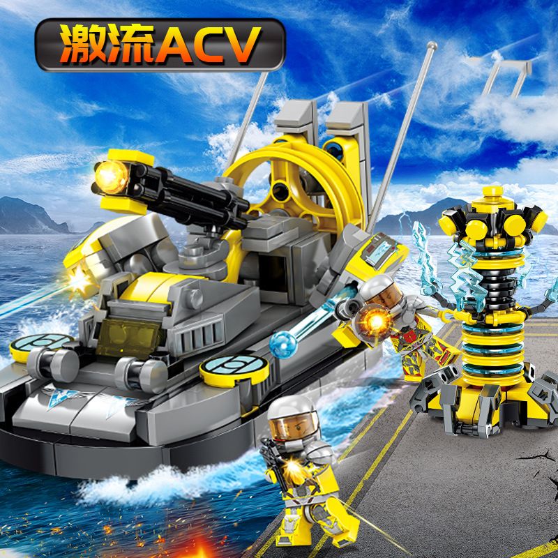 Kazi KY81045 81045 non  RAPID ACV TÀU VẬN CHUYỂN ĐỔ XÔ bộ đồ chơi xếp lắp ráp ghép mô hình 314 khối