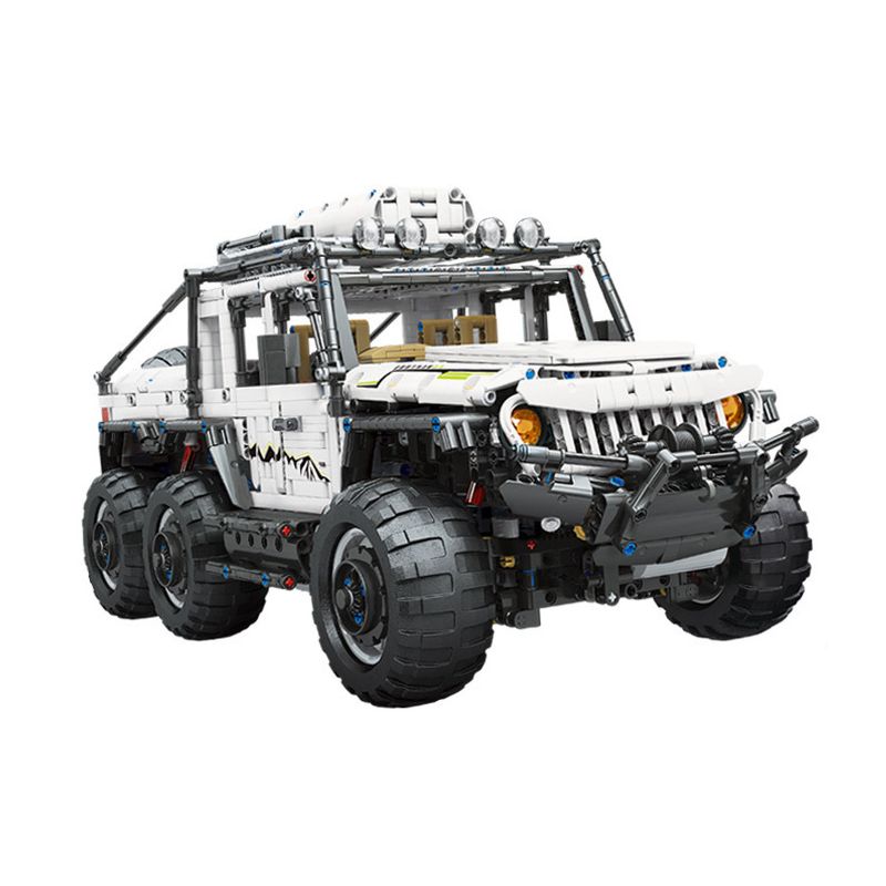 MOYU BLOCK MY88009 88009 non Lego XE OFF-ROAD 6X6 bộ đồ chơi xếp lắp ráp ghép mô hình 1:8 6X6 SUV Tỷ Lệ 1:8 2957 khối