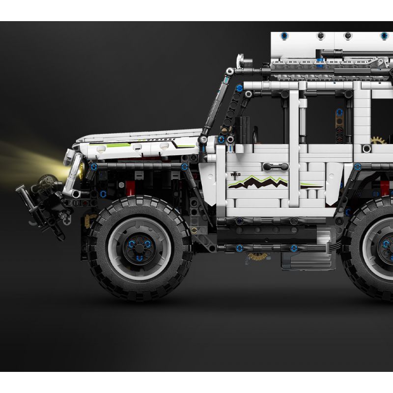 MOYU BLOCK MY88009 88009 non  XE OFF-ROAD 6X6 bộ đồ chơi xếp lắp ráp ghép mô hình 1:8 6X6 SUV Tỷ Lệ 1:8 2957 khối