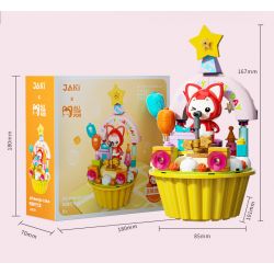 JAKI JK6502 6502 non  BÁNH NAM VIỆT QUẤT bộ đồ chơi xếp lắp ráp ghép mô hình