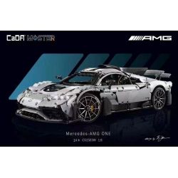CADA DOUBLEE C61503 61503 non  MERCEDES-BENZ AMG MỘT tỷ lệ 1:8 bộ đồ chơi xếp lắp ráp ghép mô hình MERCEDES-AMG ONE 3295 khối