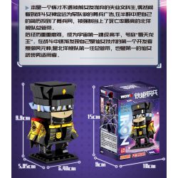 WOMA C0782 0782 non  TIE JI GANG BING 4 LOẠI HẠM ĐỘI BẮC DƯƠNG-MU SIYUN DƯƠNG-DINGYUAN KUNLUN-BÀ TIÊN ĐỠ ĐẦU ĐEN BA CHÂN-HIMIKO bộ đồ chơi xếp lắp ráp ghép mô hình Movie & Game Phim Và Trò Chơi 801 khối