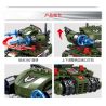 Kazi KY81041 81041 non  TANKI 4 COMPIZE PHANTOM ÁO GIÁP LƯỠNG CƯ BULLFROG BỂ BÃO TỪ TÍNH V4 KHÔNG CÓ CHIẾN TRANH bộ đồ chơi xếp lắp ráp ghép mô hình 1083 khối