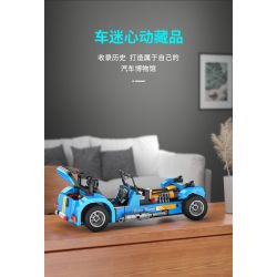 JAKI JK9081 9081 non  CATERHAM BẢY 310 bộ đồ chơi xếp lắp ráp ghép mô hình Racers CATERHAM SEVEN 310 Đua Tốc Độ