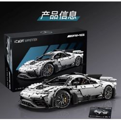 CADA DOUBLEE C61503 61503 non  MERCEDES-BENZ AMG MỘT tỷ lệ 1:8 bộ đồ chơi xếp lắp ráp ghép mô hình MERCEDES-AMG ONE 3295 khối