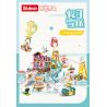 SLUBAN M38-B0962 B0962 0962 M38B0962 38-B0962 non  KHU NGHỈ MÁT TRƯỢT TUYẾT TRÊN NÚI CAO bộ đồ chơi xếp lắp ráp ghép mô hình