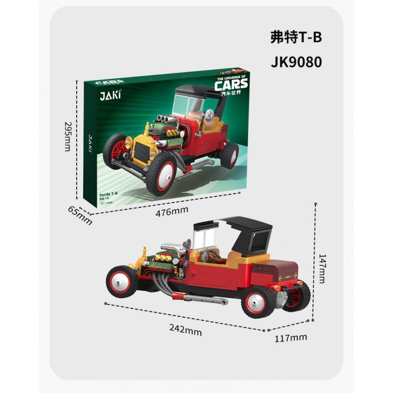 JAKI JK9081 9081 non  CATERHAM BẢY 310 bộ đồ chơi xếp lắp ráp ghép mô hình Racers CATERHAM SEVEN 310 Đua Tốc Độ