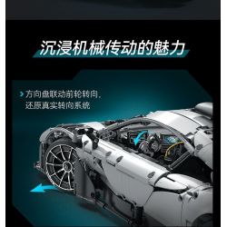 CADA DOUBLEE C61503 61503 non  MERCEDES-BENZ AMG MỘT tỷ lệ 1:8 bộ đồ chơi xếp lắp ráp ghép mô hình MERCEDES-AMG ONE 3295 khối