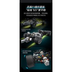 CADA DOUBLEE C61503 61503 non  MERCEDES-BENZ AMG MỘT tỷ lệ 1:8 bộ đồ chơi xếp lắp ráp ghép mô hình MERCEDES-AMG ONE 3295 khối