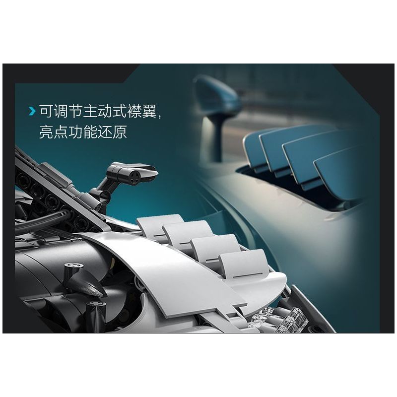 CADA DOUBLEE C61503 61503 non  MERCEDES-BENZ AMG MỘT tỷ lệ 1:8 bộ đồ chơi xếp lắp ráp ghép mô hình MERCEDES-AMG ONE 3295 khối