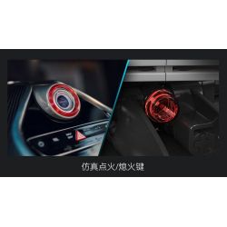 CADA DOUBLEE C61503 61503 non  MERCEDES-BENZ AMG MỘT tỷ lệ 1:8 bộ đồ chơi xếp lắp ráp ghép mô hình MERCEDES-AMG ONE 3295 khối