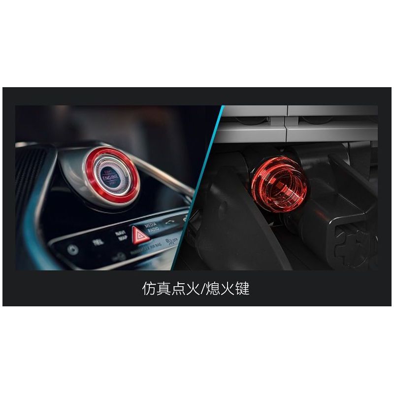 CADA DOUBLEE C61503 61503 non  MERCEDES-BENZ AMG MỘT tỷ lệ 1:8 bộ đồ chơi xếp lắp ráp ghép mô hình MERCEDES-AMG ONE 3295 khối