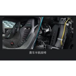 CADA DOUBLEE C61503 61503 non  MERCEDES-BENZ AMG MỘT tỷ lệ 1:8 bộ đồ chơi xếp lắp ráp ghép mô hình MERCEDES-AMG ONE 3295 khối