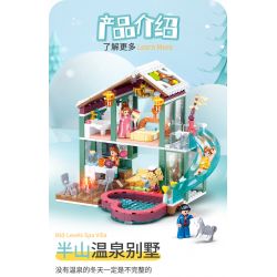 SLUBAN M38-B0961 B0961 0961 M38B0961 38-B0961 non  NHÀ NGHỈ SUỐI NƯỚC NÓNG MID-LEVELS bộ đồ chơi xếp lắp ráp ghép mô hình 439 khối