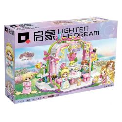 Enlighten 32020 Qman 32020 non  TRÀ CHIỀU HOA BIỂN bộ đồ chơi xếp lắp ráp ghép mô hình PRINCESS LEAH 673 khối