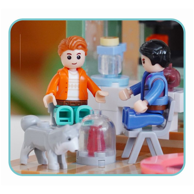 SLUBAN M38-B0961 B0961 0961 M38B0961 38-B0961 non  NHÀ NGHỈ SUỐI NƯỚC NÓNG MID-LEVELS bộ đồ chơi xếp lắp ráp ghép mô hình 439 khối