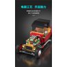 JAKI JK9080 9080 non  FORD MÔ HÌNH T bộ đồ chơi xếp lắp ráp ghép mô hình Racers FORD MODEL T Đua Tốc Độ