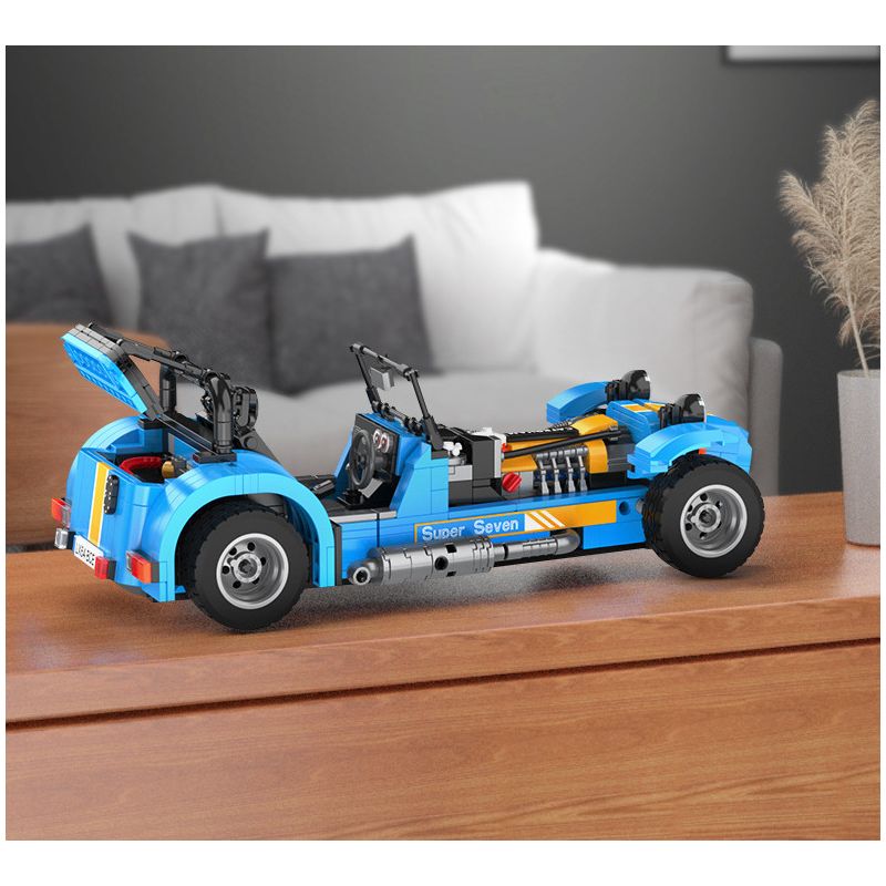 JAKI JK9080 9080 non  FORD MÔ HÌNH T bộ đồ chơi xếp lắp ráp ghép mô hình Racers FORD MODEL T Đua Tốc Độ