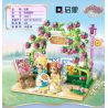 Enlighten 32017 Qman 32017 non  VƯỜN HOA HỒNG bộ đồ chơi xếp lắp ráp ghép mô hình PRINCESS LEAH 359 khối
