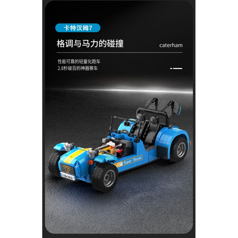 JAKI JK9080 9080 non  FORD MÔ HÌNH T bộ đồ chơi xếp lắp ráp ghép mô hình Racers FORD MODEL T Đua Tốc Độ