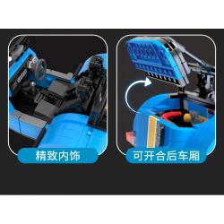 JAKI JK9080 9080 non  FORD MÔ HÌNH T bộ đồ chơi xếp lắp ráp ghép mô hình Racers FORD MODEL T Đua Tốc Độ