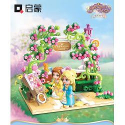 Enlighten 32017 Qman 32017 non  VƯỜN HOA HỒNG bộ đồ chơi xếp lắp ráp ghép mô hình PRINCESS LEAH 359 khối