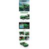GBL KY1041 1041 non  XE THỂ THAO M4 GREEN MAGIC bộ đồ chơi xếp lắp ráp ghép mô hình  Kỹ Thuật Công Nghệ Cao Mô Hình Phương Tiện 454 khối