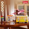 SLUBAN M38-B1018 B1018 1018 M38B1018 38-B1018 non  XE ĐIỆN THÀNH PHỐ bộ đồ chơi xếp lắp ráp ghép mô hình 347 khối