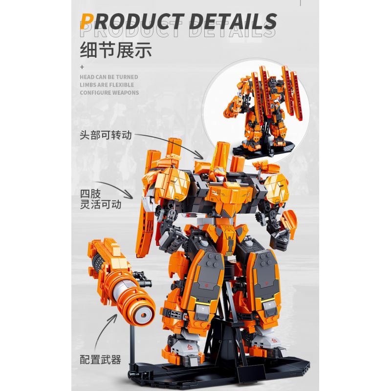 SLUBAN M38-B1096 B1096 1096 M38B1096 38-B1096 non  THÉP NÓNG bộ đồ chơi xếp lắp ráp ghép mô hình 1385 khối