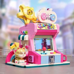 KEEPPLEY K28019 28019 non  NHÀ TRÒ CHƠI XIAOJU bộ đồ chơi xếp lắp ráp ghép mô hình LOVELY STREET