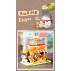 KEEPPLEY K28019 28019 non  NHÀ TRÒ CHƠI XIAOJU bộ đồ chơi xếp lắp ráp ghép mô hình LOVELY STREET