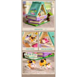 KEEPPLEY K28019 28019 non  NHÀ TRÒ CHƠI XIAOJU bộ đồ chơi xếp lắp ráp ghép mô hình LOVELY STREET