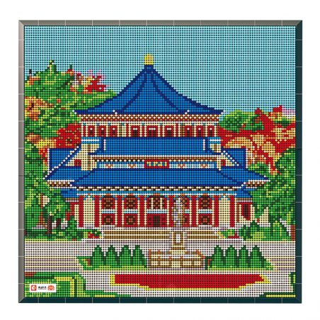 SEMBO 601307 non  NHÀ TƯỞNG NIỆM TÔN TRUNG SƠN QUẢNG CHÂU bộ đồ chơi xếp lắp ráp ghép mô hình MONUMENTAL BUILDING 14508 khối