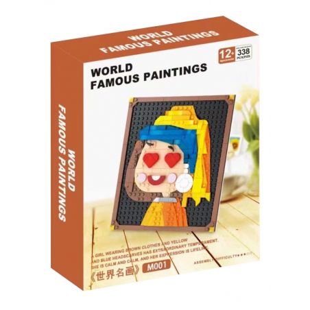 TOP TOY 60022 UNKNOWN M001 non  NHÌN LẠI CÔ GÁI bộ đồ chơi xếp lắp ráp ghép mô hình GIRL WITH A PEARL EARRING 362 khối