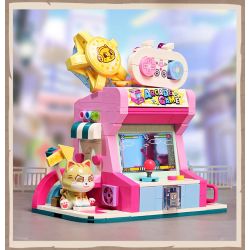 KEEPPLEY K28018 28018 non  TRUYỆN TRANH TAM HOA bộ đồ chơi xếp lắp ráp ghép mô hình LOVELY STREET